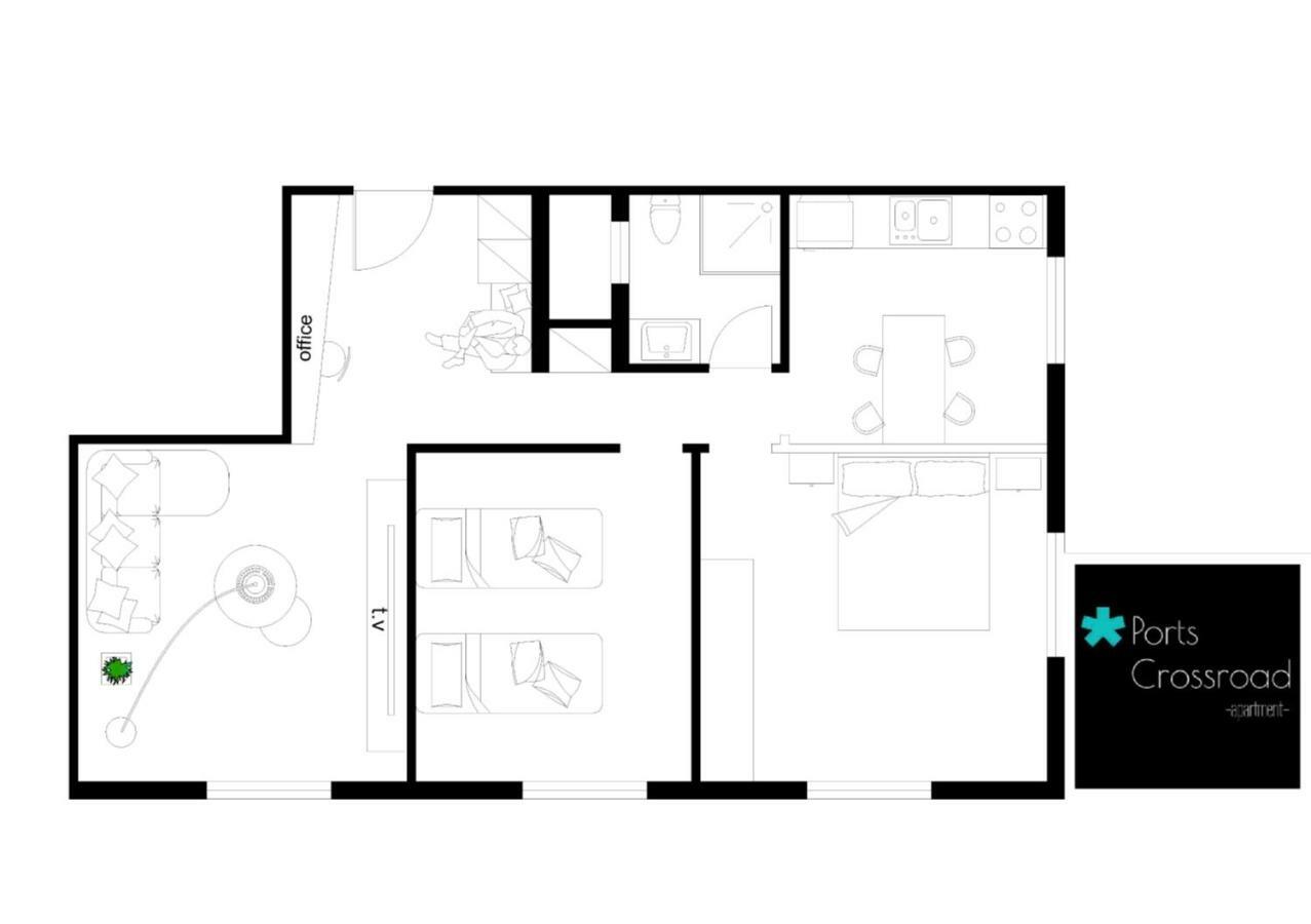 Apartamento Ports Crossroad C El Pireo Exterior foto